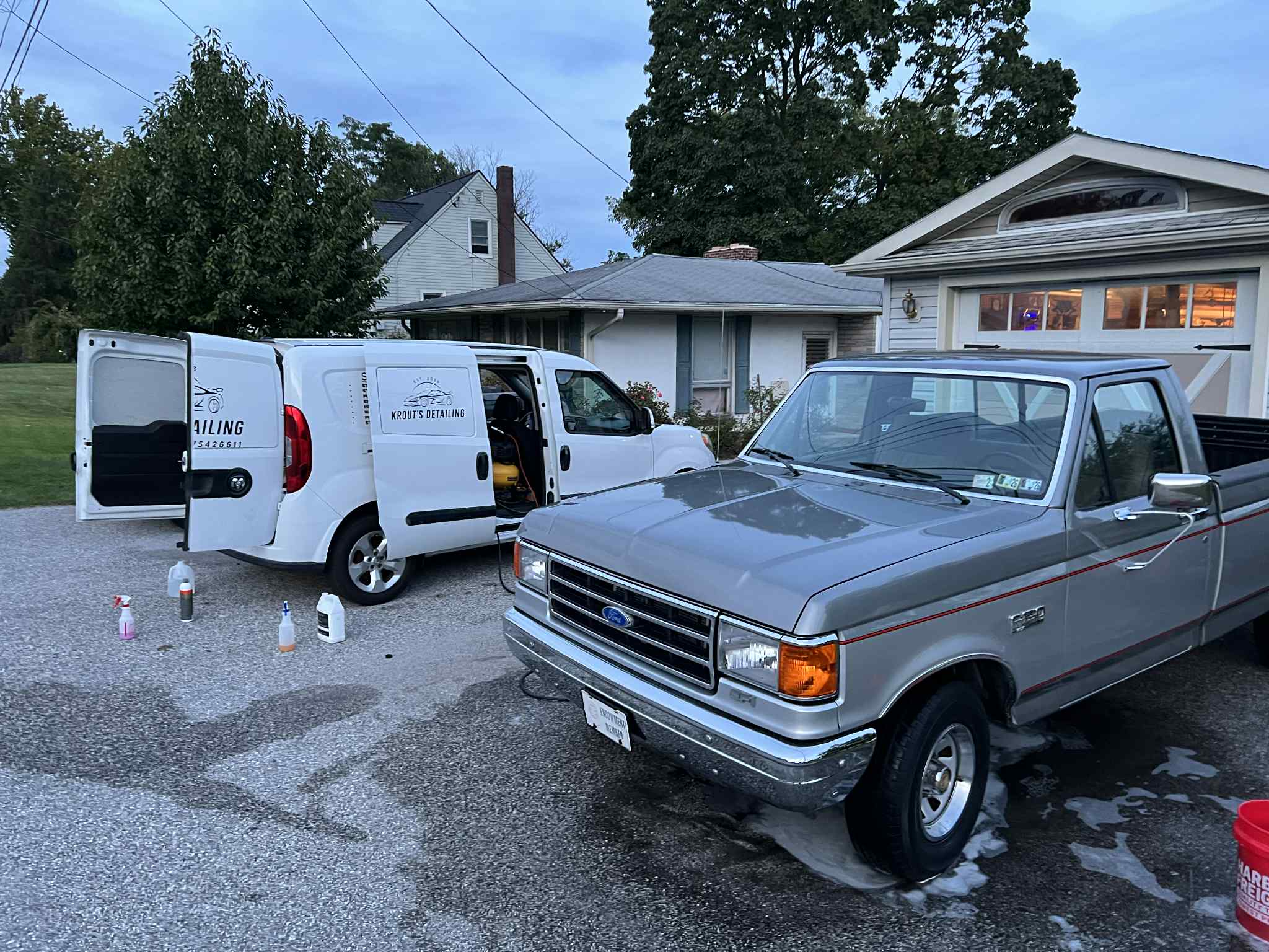 Classic truck exterior detailing and restoration service in York PA by Krouts professional mobile detailing