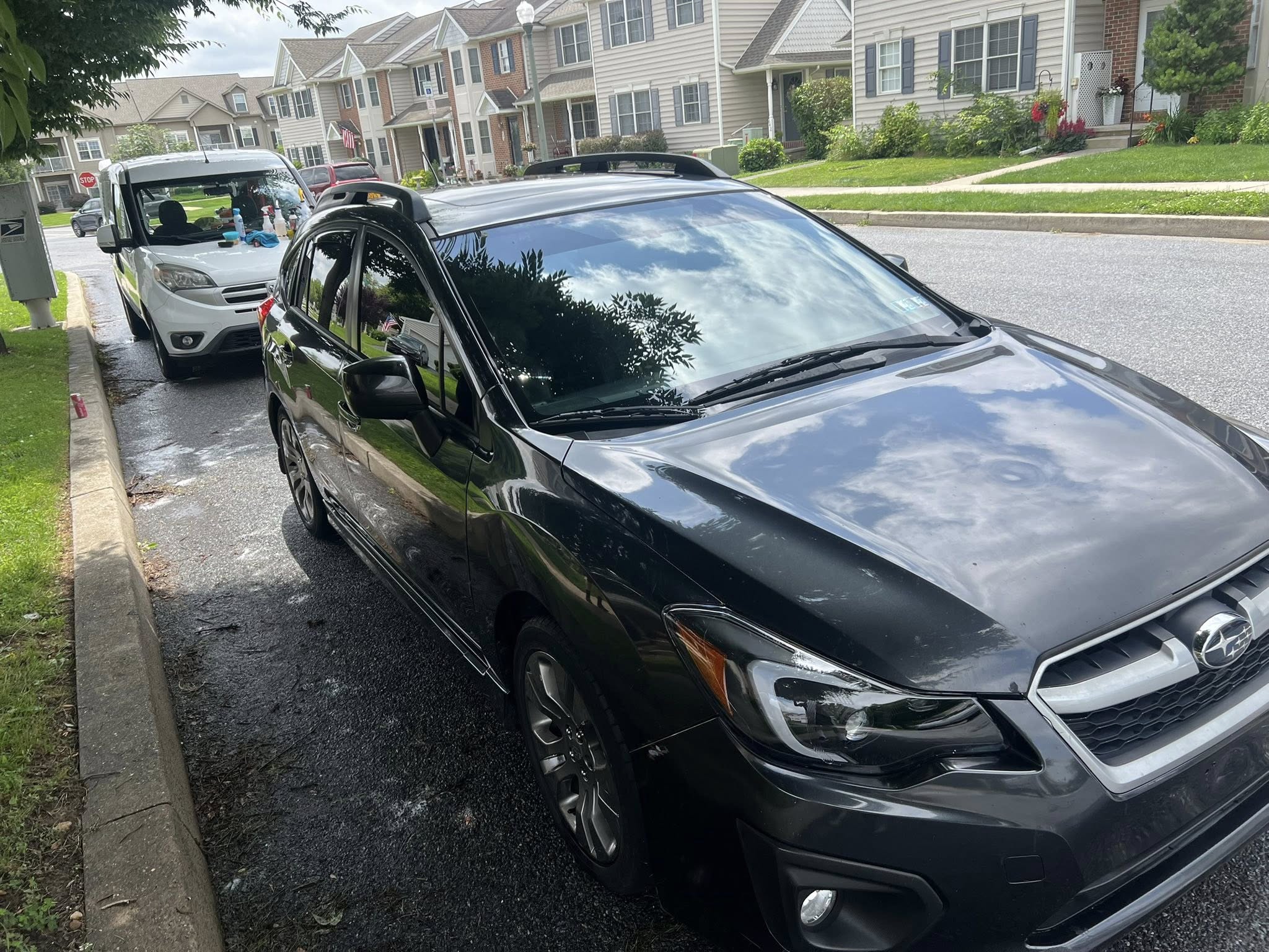 Professional exterior car detailing service in York PA - Krouts Detailing showcasing showroom shine results